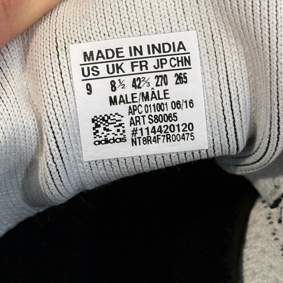 Men’s ADIDAS Originals Stan Smith OG Primeknit black sneakers- Size 9 - Picture 7 of 7